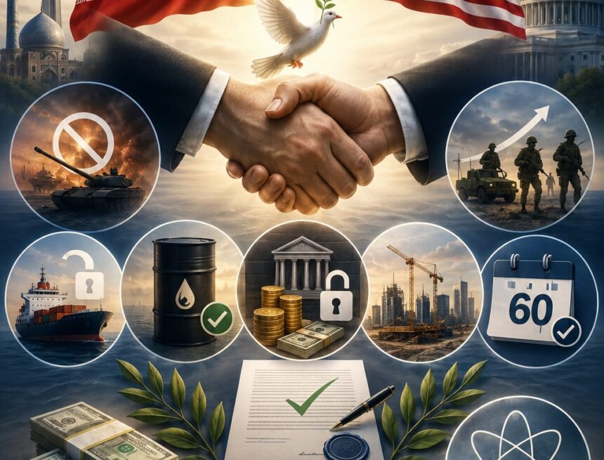/iran-us-14-point-agreement-draft ایران اور امریکہ کے درمیان 14 نکاتی مفاہمتی مسودے کی تفصیلات سامنے آگئیں | اہم سفارتی پیشرفت